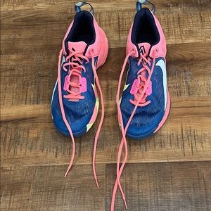 Nike Blue and Pink Men's Shoes